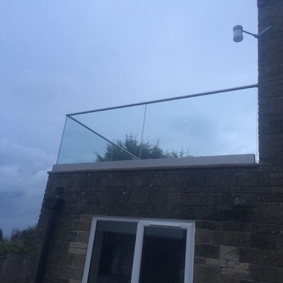 Glass balcony