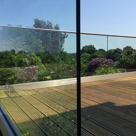 Glass balcony