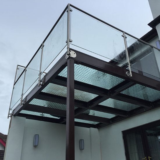 Glass balcony