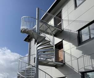 Steel Fire Escape